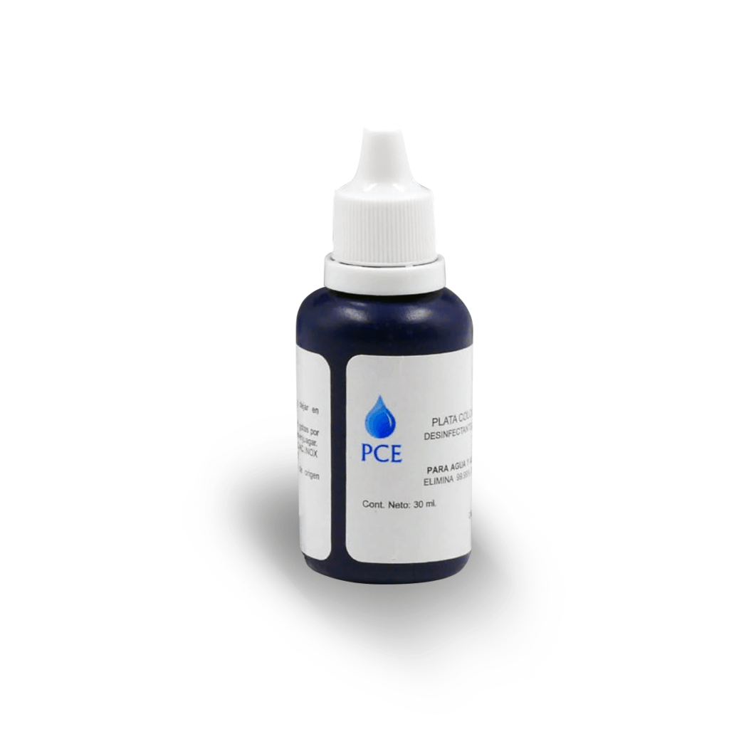 plata coloidal estable al 0.36 en goteros de 30 ml